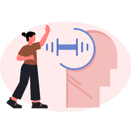 オンライン学習について議論する女性たち  イラスト