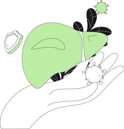 肝疾患  イラスト