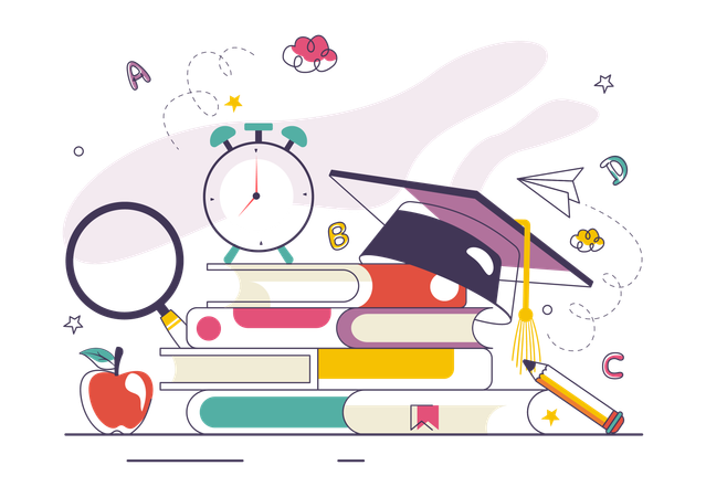 世界識字デー  イラスト