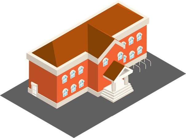 学校  イラスト