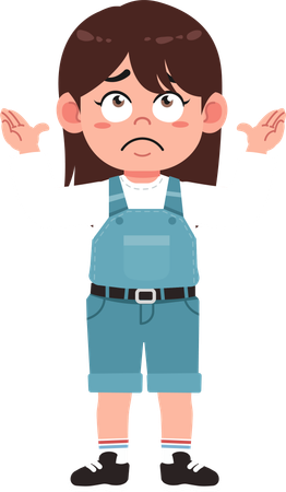 泣いている女の子  イラスト