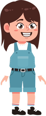 幸せな子供  イラスト