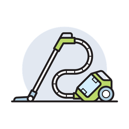 掃除機  イラスト