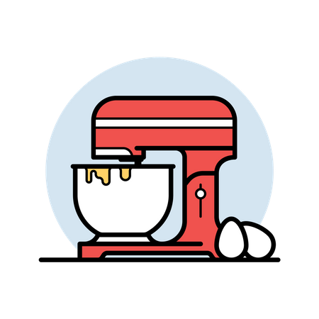 ミキサー  イラスト