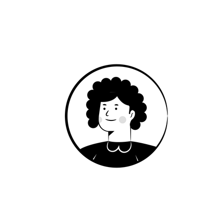 美しい女性 イラスト