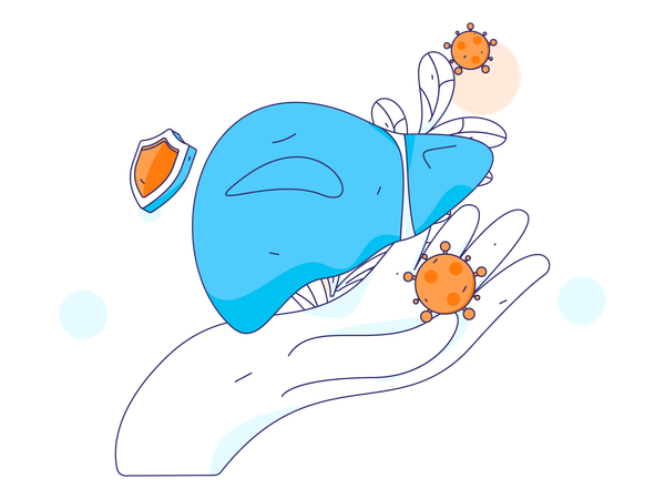 肝疾患  イラスト
