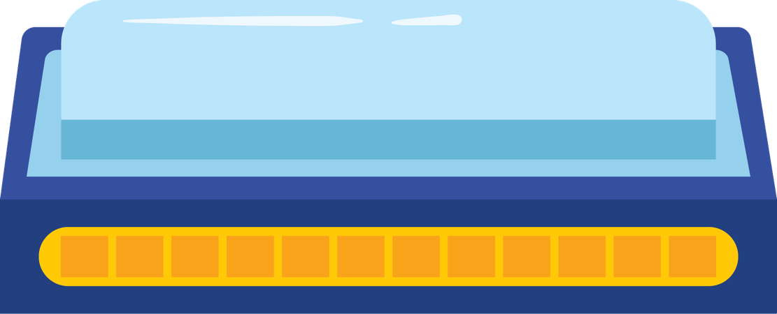 ハーモニカ  イラスト