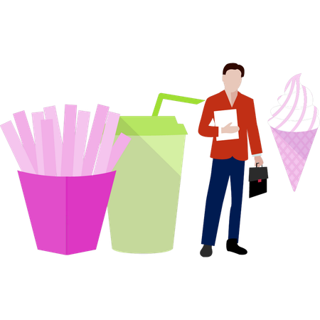 スウィングフェスティバルの食品検査官  イラスト