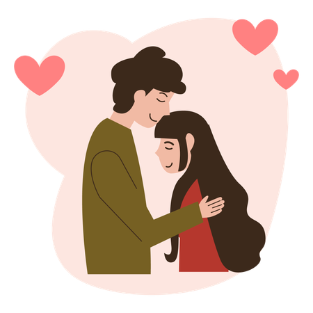 ロマンチックなキス  イラスト