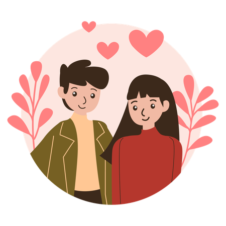 ロマンチックなデート  イラスト