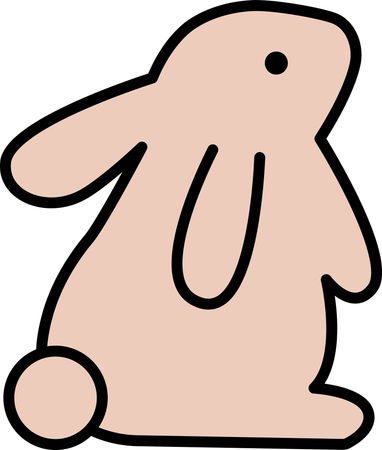 うさぎ  イラスト