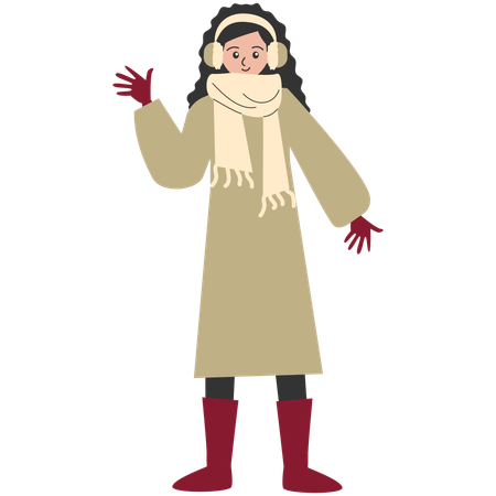 女性用冬服  イラスト