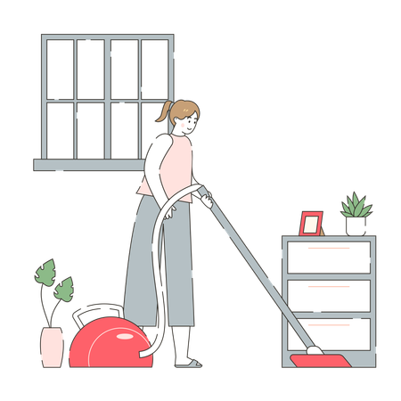 ママの毎日のニーズに応えるテクノロジーツール  イラスト
