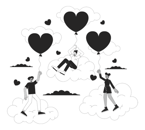 14 february valentines day  Illustration