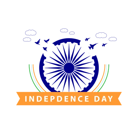 15 August Independence Day  Illustration