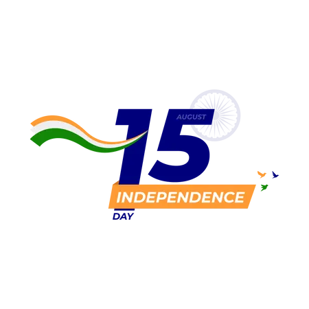 15 August Independence Day Of India  Illustration