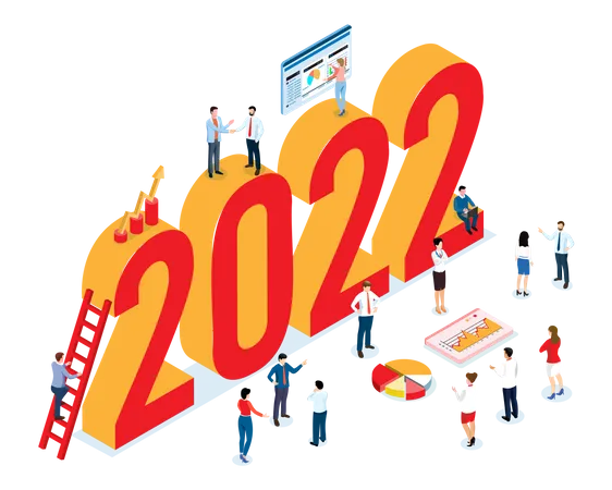 Planificación empresarial 2022  Ilustración