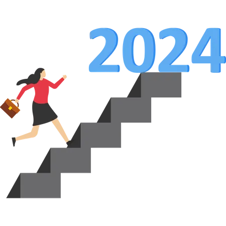 Women Entrepreneurs Climb The Ladder Of Success In 2024 Womens Leadership Or The Concept Of Challenges And Achievements Successful Entrepreneurs Go To The Top Of The Career Ladder In Illustration