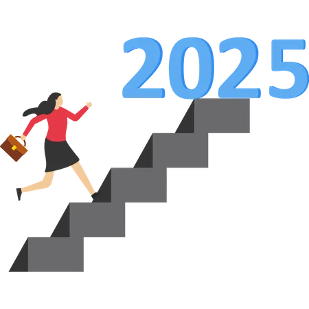 Women Entrepreneurs Climb The Ladder Of Success In 2025 Womens Leadership Or The Concept Of Challenges And Achievements Successful Entrepreneurs Go To The Top Of The Career Ladder In Illustration
