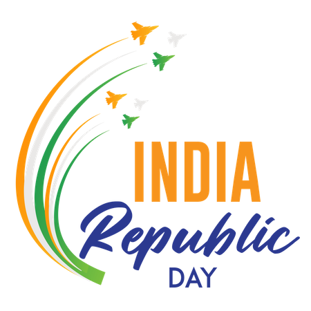 26 January India Republic day  Illustration