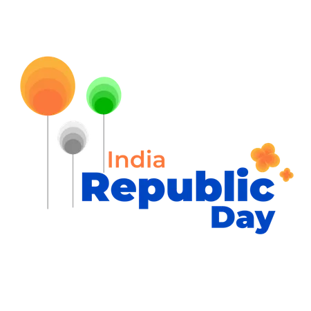 26 january  republic-day  Illustration