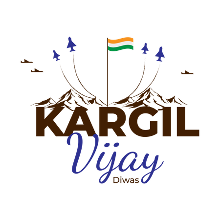 26 de julio kargil vijay diwas  Ilustración