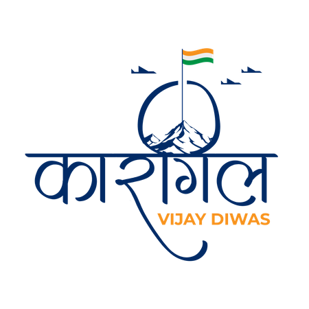 26 July Kargil Vijay Diwas  Illustration