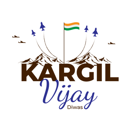 26 July Kargil Vijay Diwas  Illustration