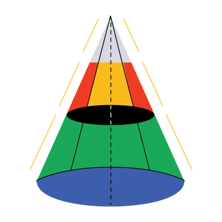 3d cone  Illustration