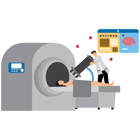 3D Medical Scan  Illustration
