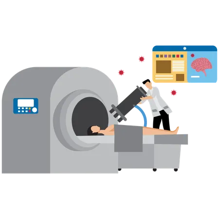 3D Medical Scan  Illustration