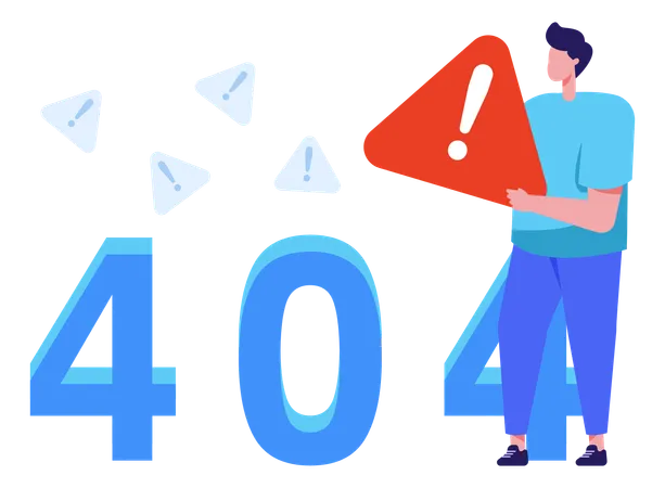 Alerta 404  Ilustración