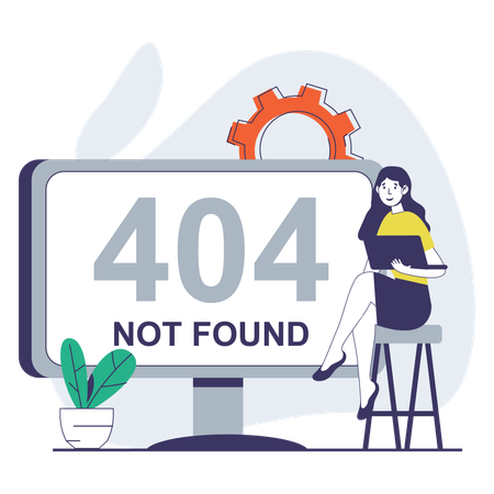 Erreur 404  Illustration