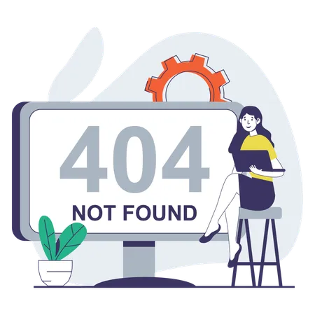 Erreur 404  Illustration