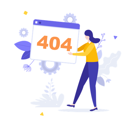 Erreur 404  Illustration