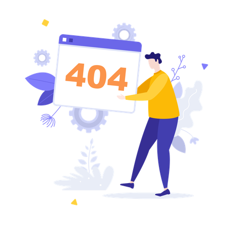 Erreur 404  Illustration