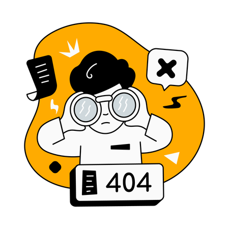 Erreur 404  Illustration