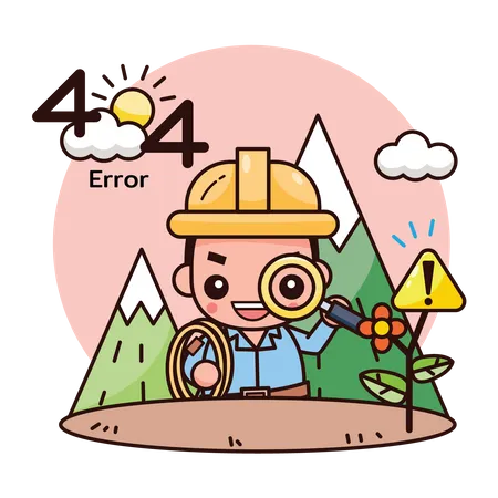 Erreur 404  Illustration