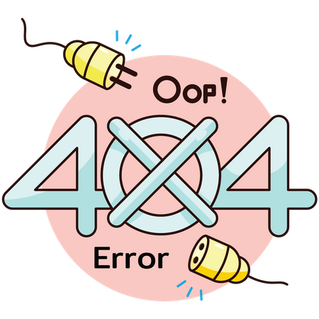 Erreur 404  Illustration