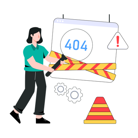 Erreur 404  Illustration