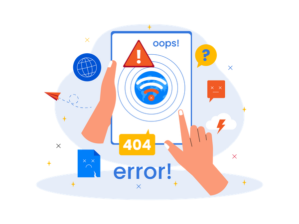 Erreur 404  Illustration