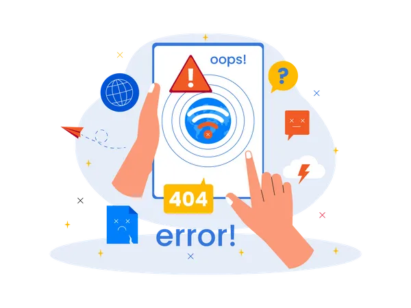 Erreur 404  Illustration