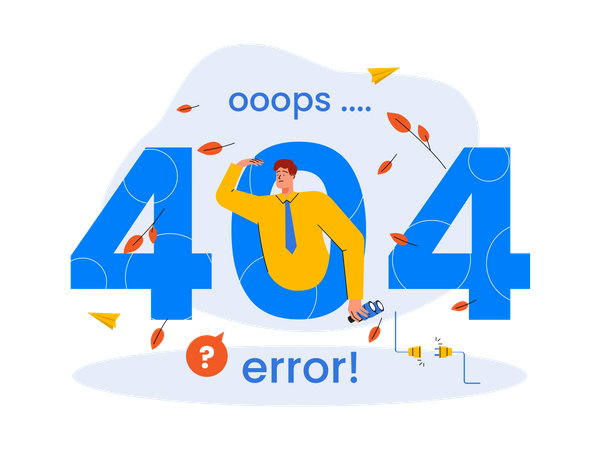 Erreur 404  Illustration