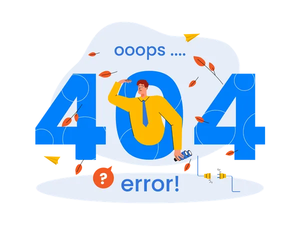 Erreur 404  Illustration