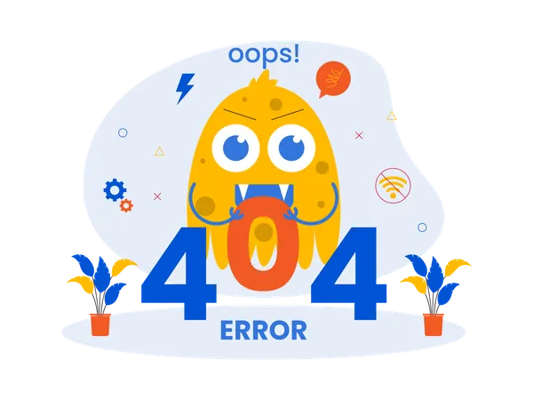 Erreur 404  Illustration