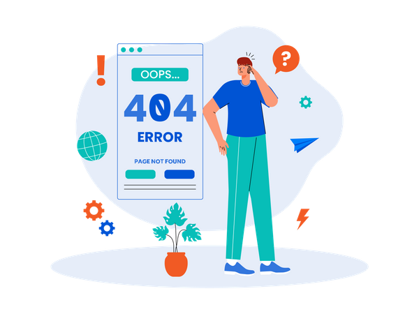 Erreur 404  Illustration