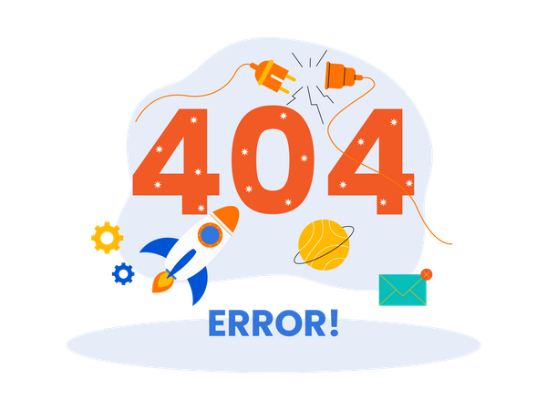 Erreur 404  Illustration