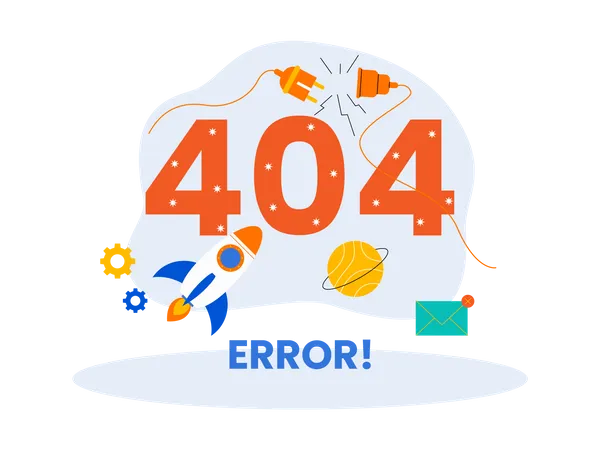 Erreur 404  Illustration