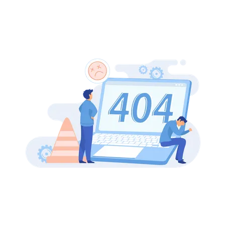 Erreur 404  Illustration