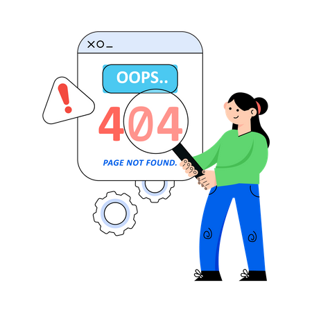 Erreur 404  Illustration